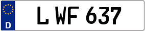 Truck License Plate